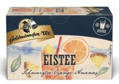 Thé Goldmännchen thé glacé thé noir-orange-ananas 20 x 1,8 g portions pour une tasse